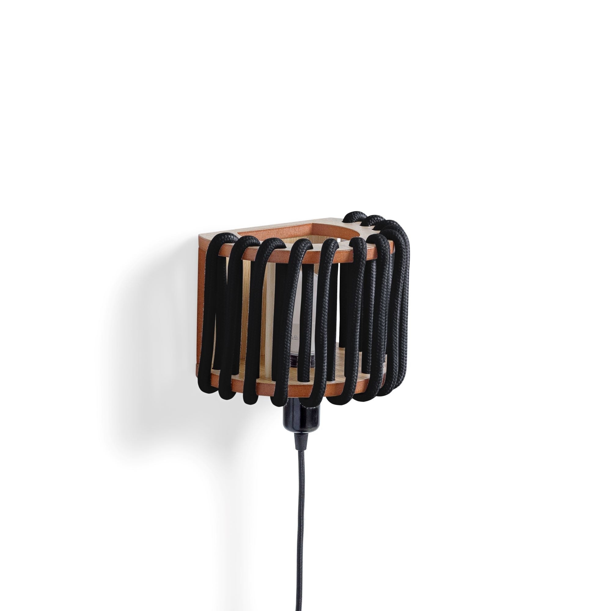 Macaron Rope-wrapped Wooden Wall Lamp S190