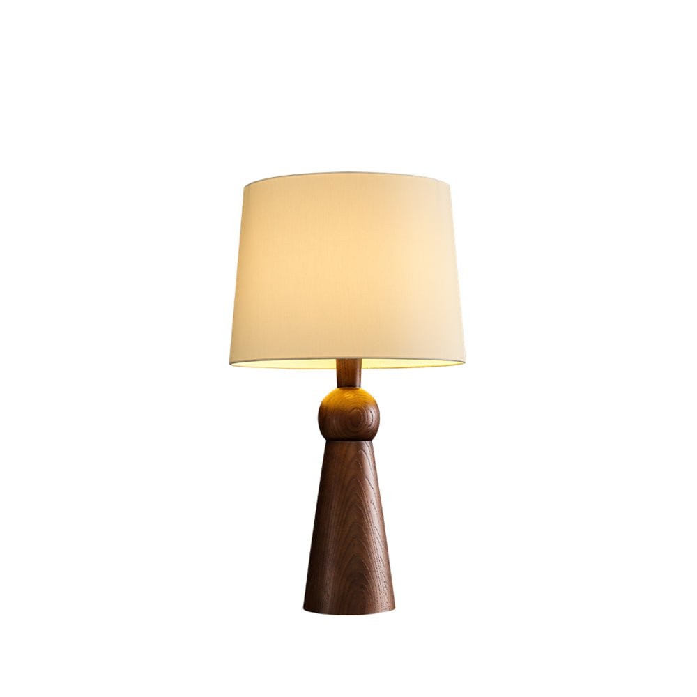 Nordic Retro Solid Wood Fabric Table Lamp M572