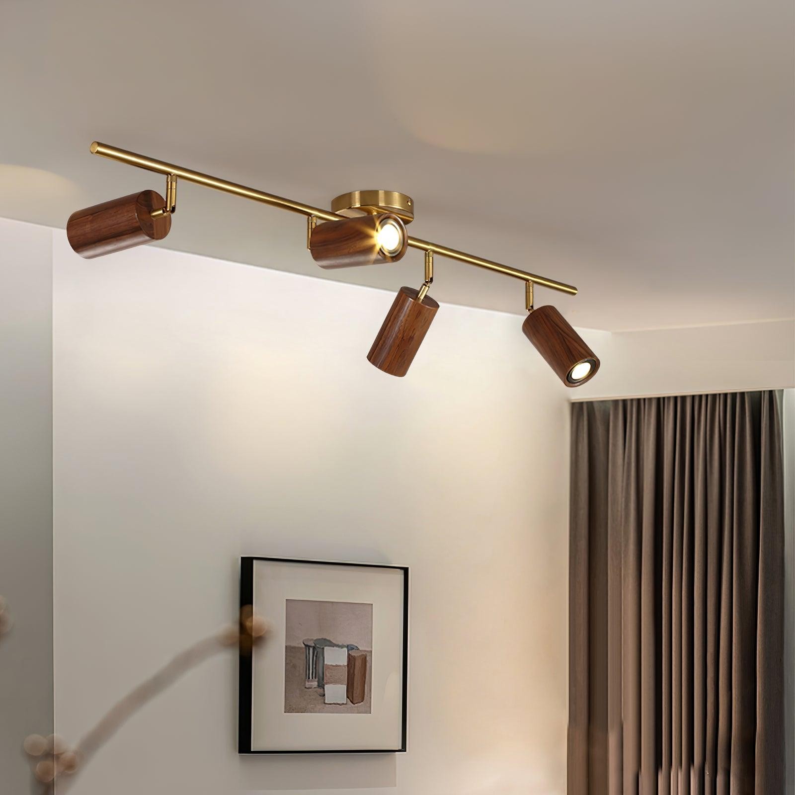 Fashion Wooden Modern Track Lighting M12