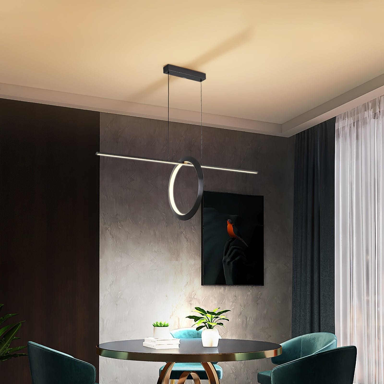 Minimalist High-End Geometric Line Pendant Light M445