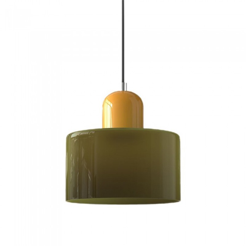 Nordic Morandi Cylinder Glass Pendant Light S66