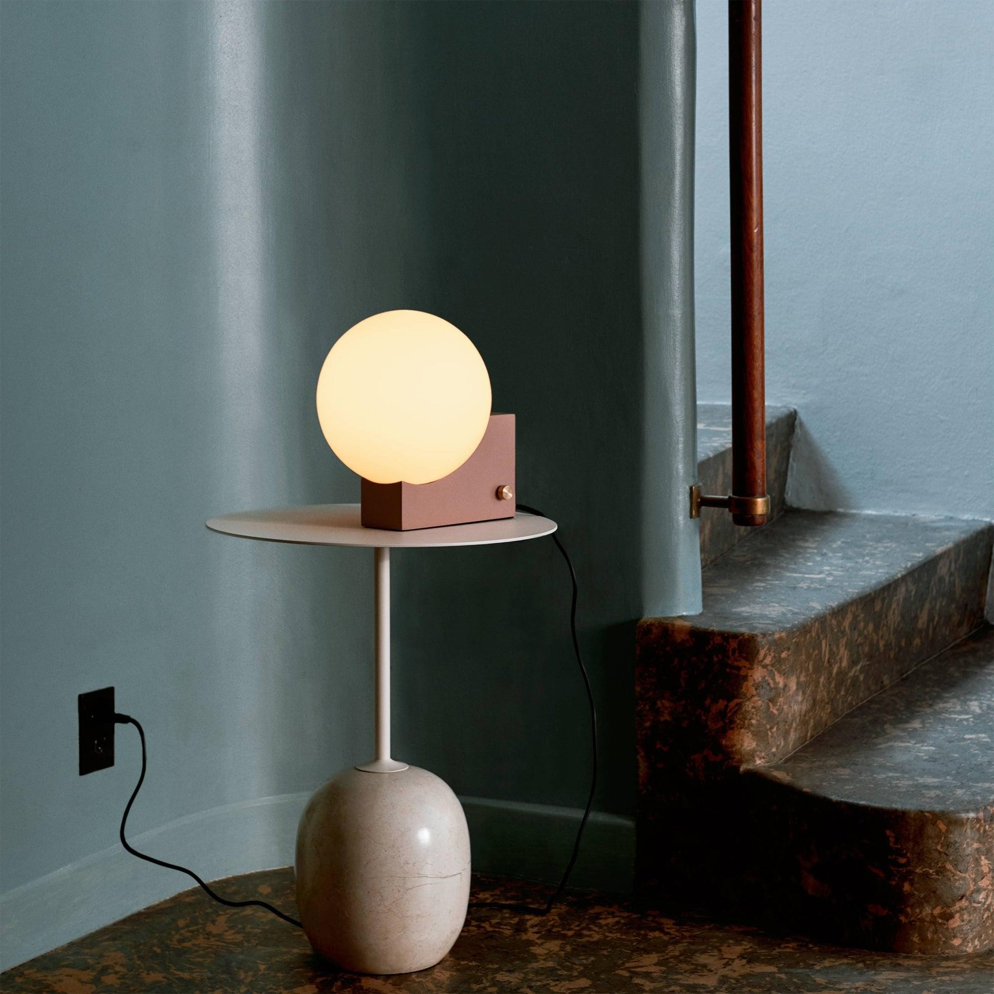 Geometric Lamp Base Glass Globe Table Lamp M362