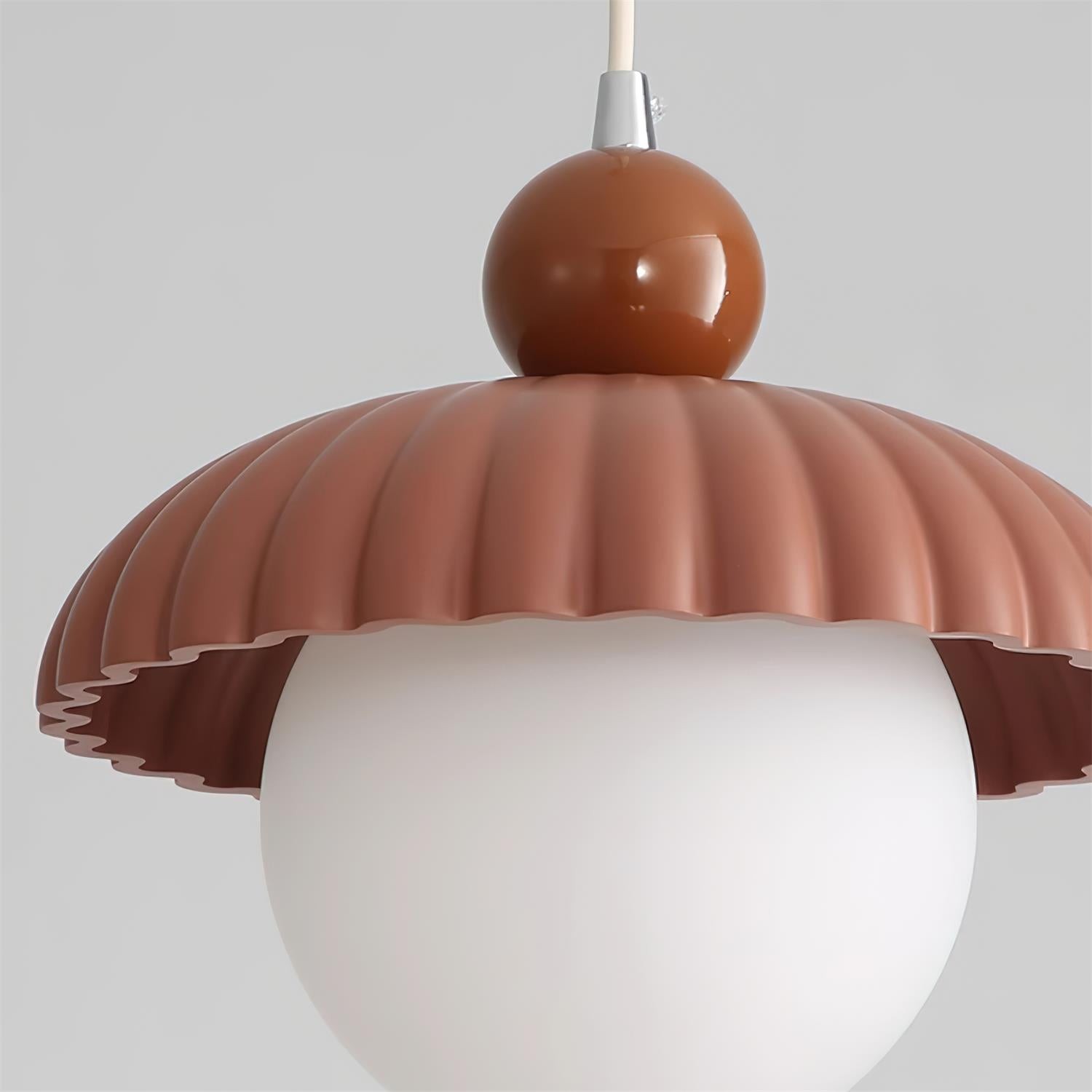 Creative Spherical Straw Hat Vertical Line Pendant Lamp M191