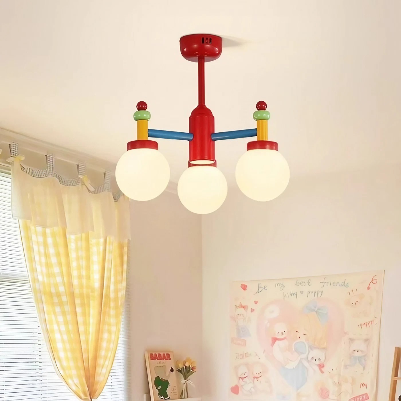 Art Decor Macaron Chandeliers For Children's Room S49