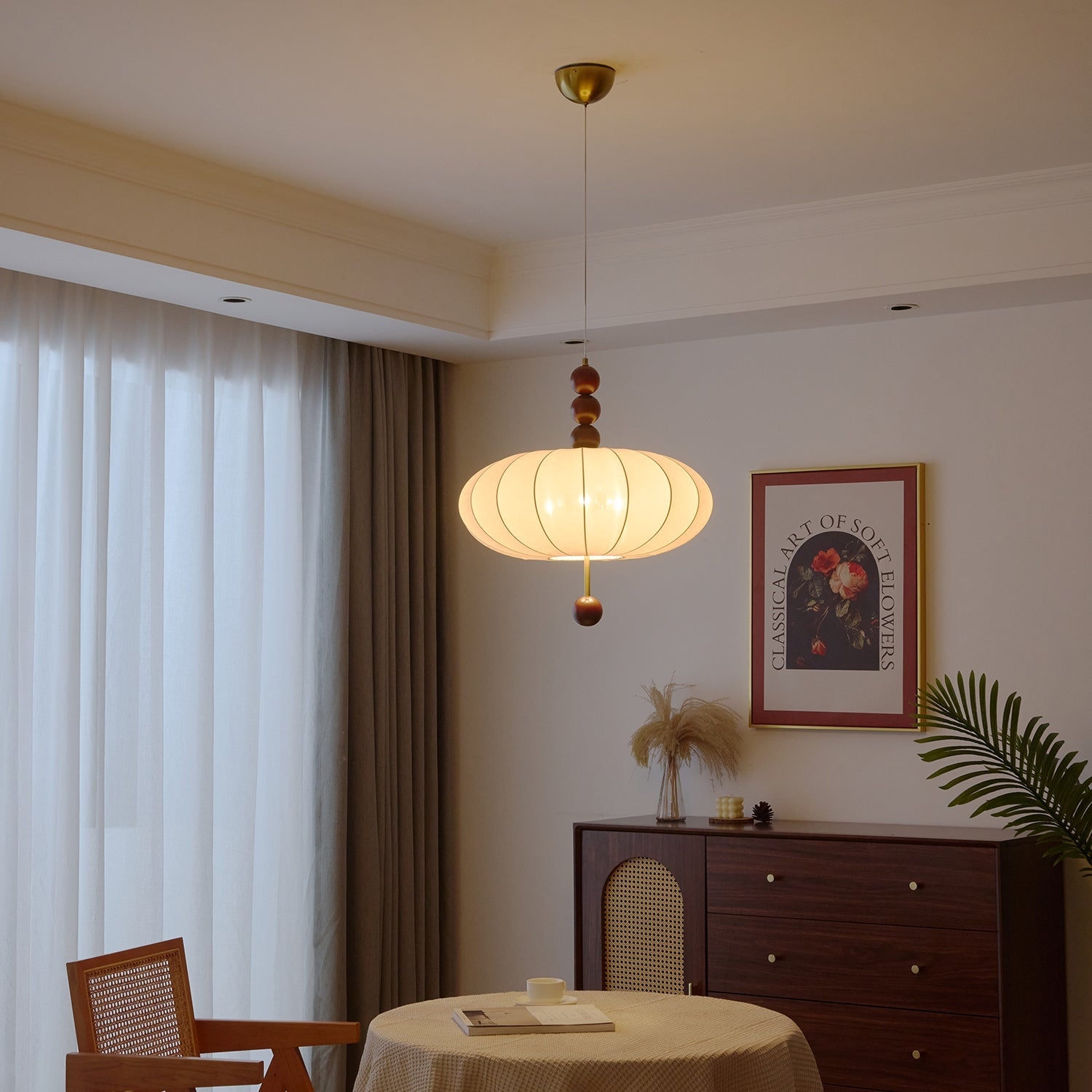 Adelaide Fabric Pendant Light T1574