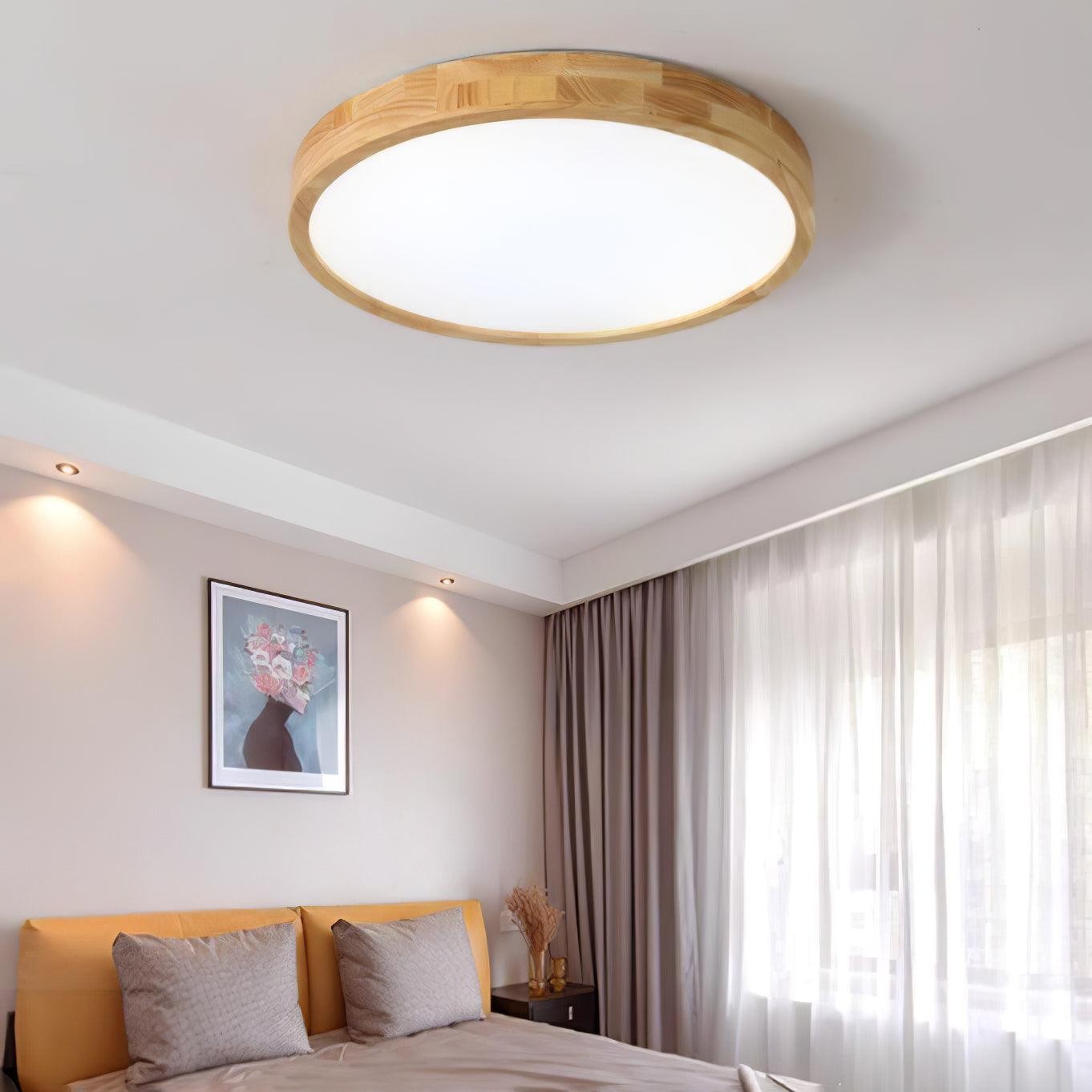Wooden Geometric Ceiling Light M194