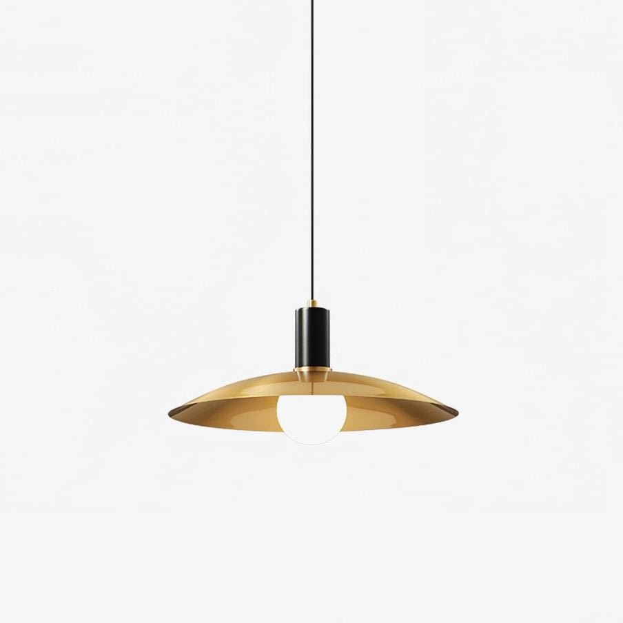 Brass Flared Pendant Lamp M469