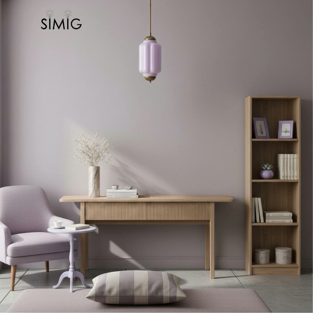 Eloise Vintage Glass Pendant Light - Elegant Pendant Lamp for Living Room G23