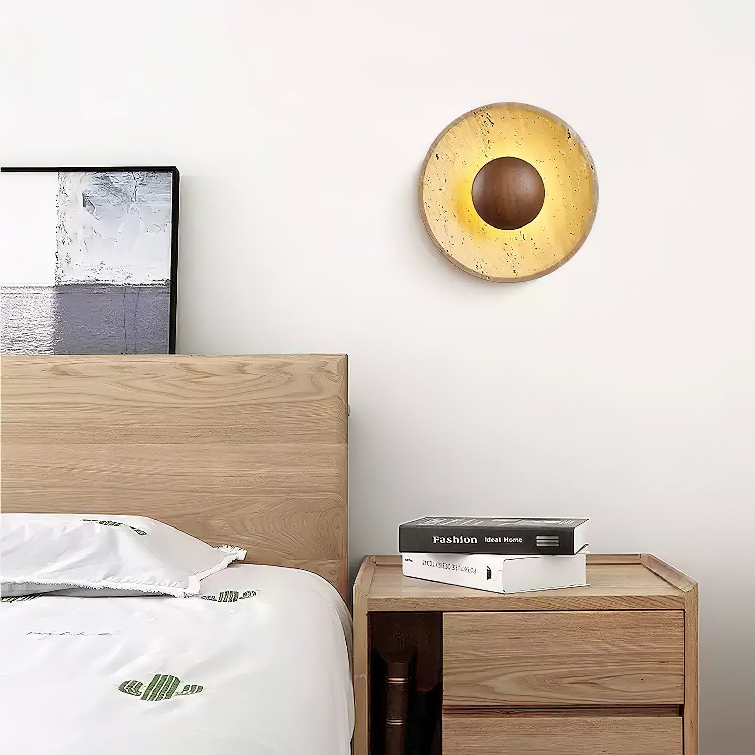 Artistic Stone Brown Wall Light M450