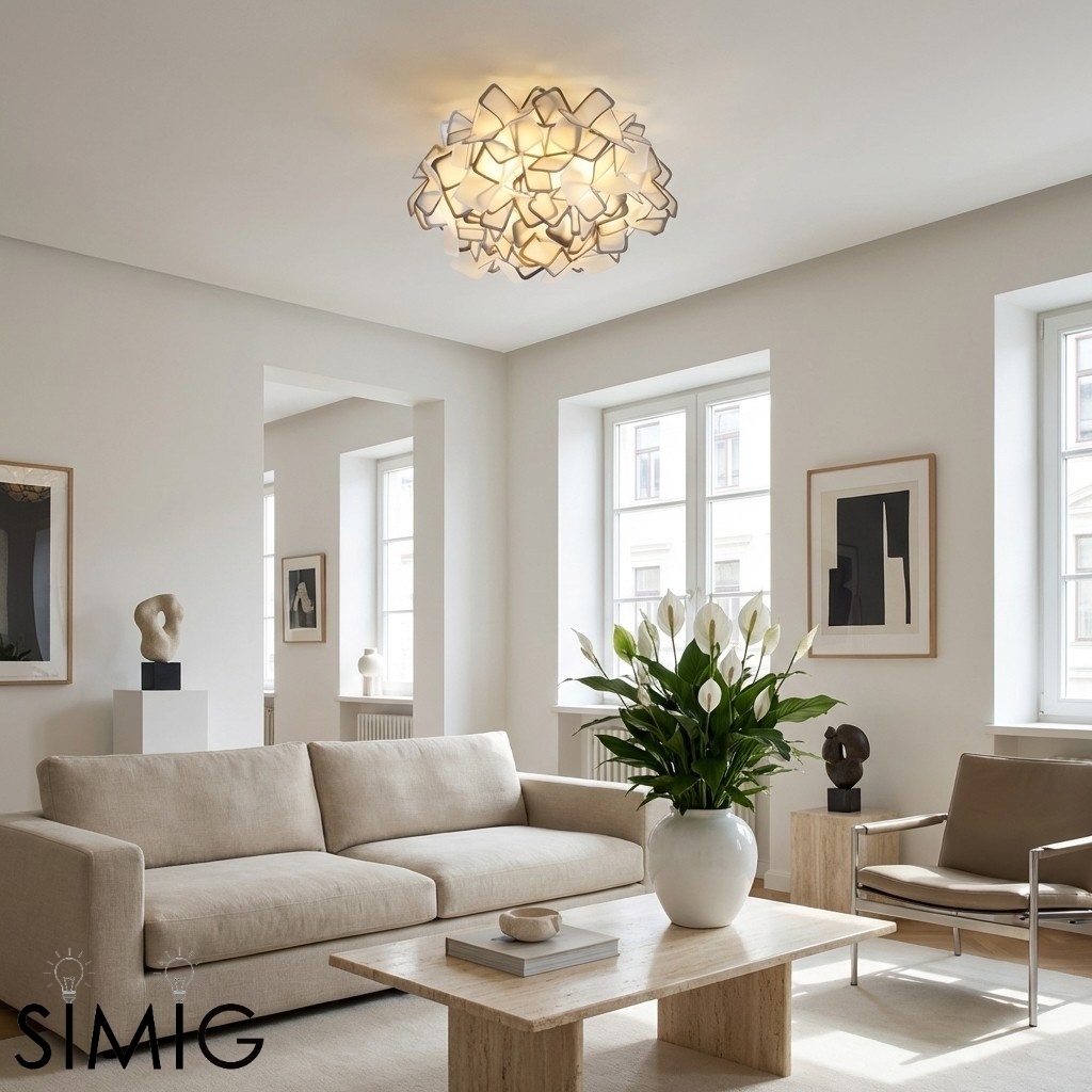 Gradient Acrylic Ceiling Light – Modern Ceiling Lamp for Bedroom S405