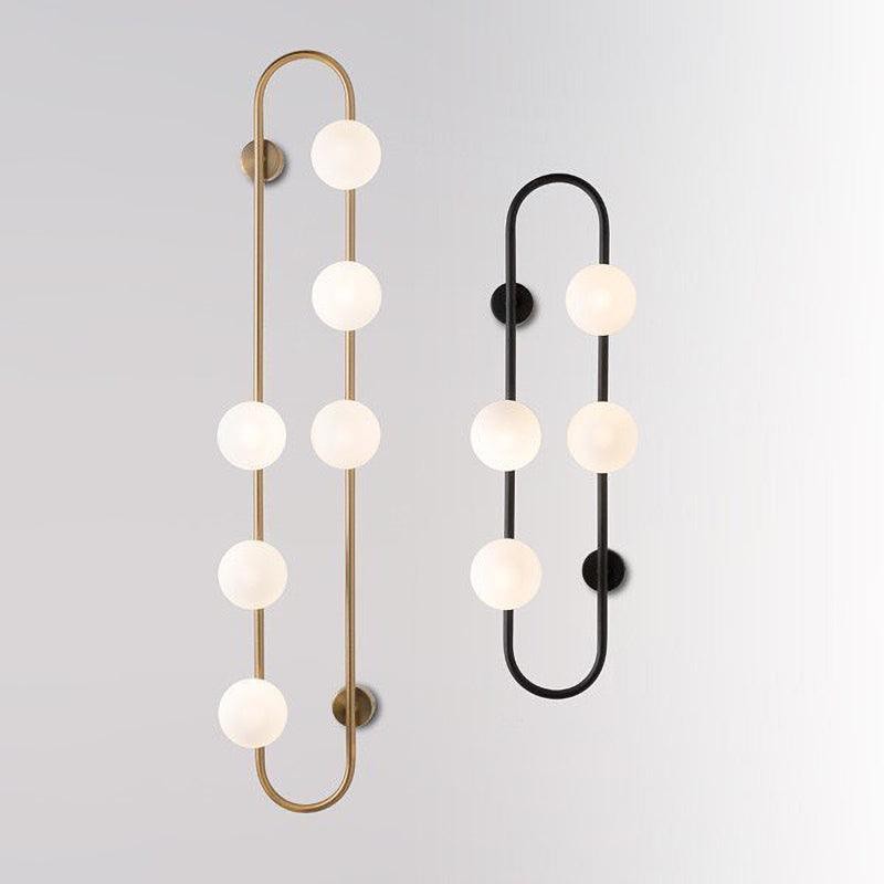 Nordic Modern Geometric Glass Globe Wall Lamp M468