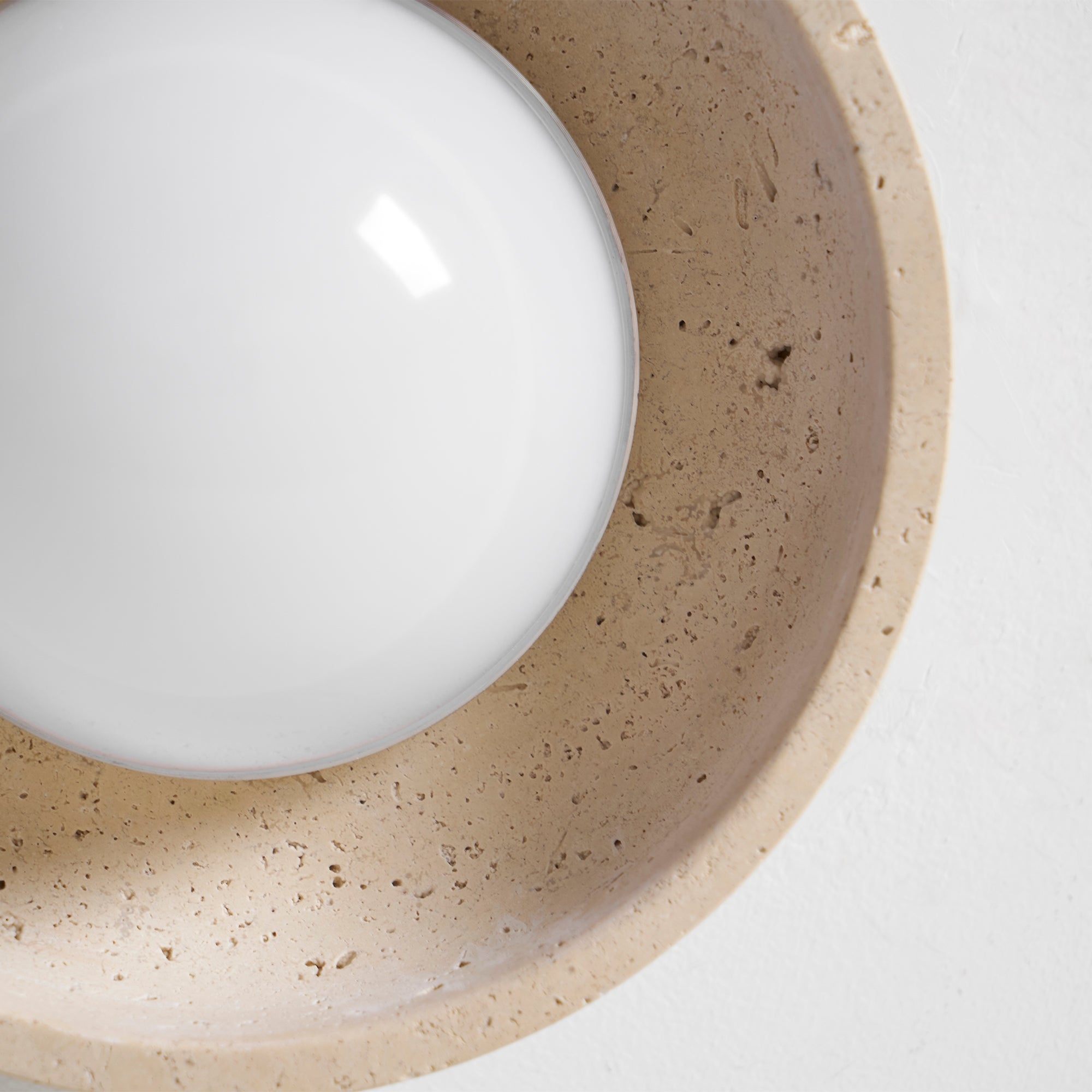 Piedra Travertine Ceiling Lamp T1906