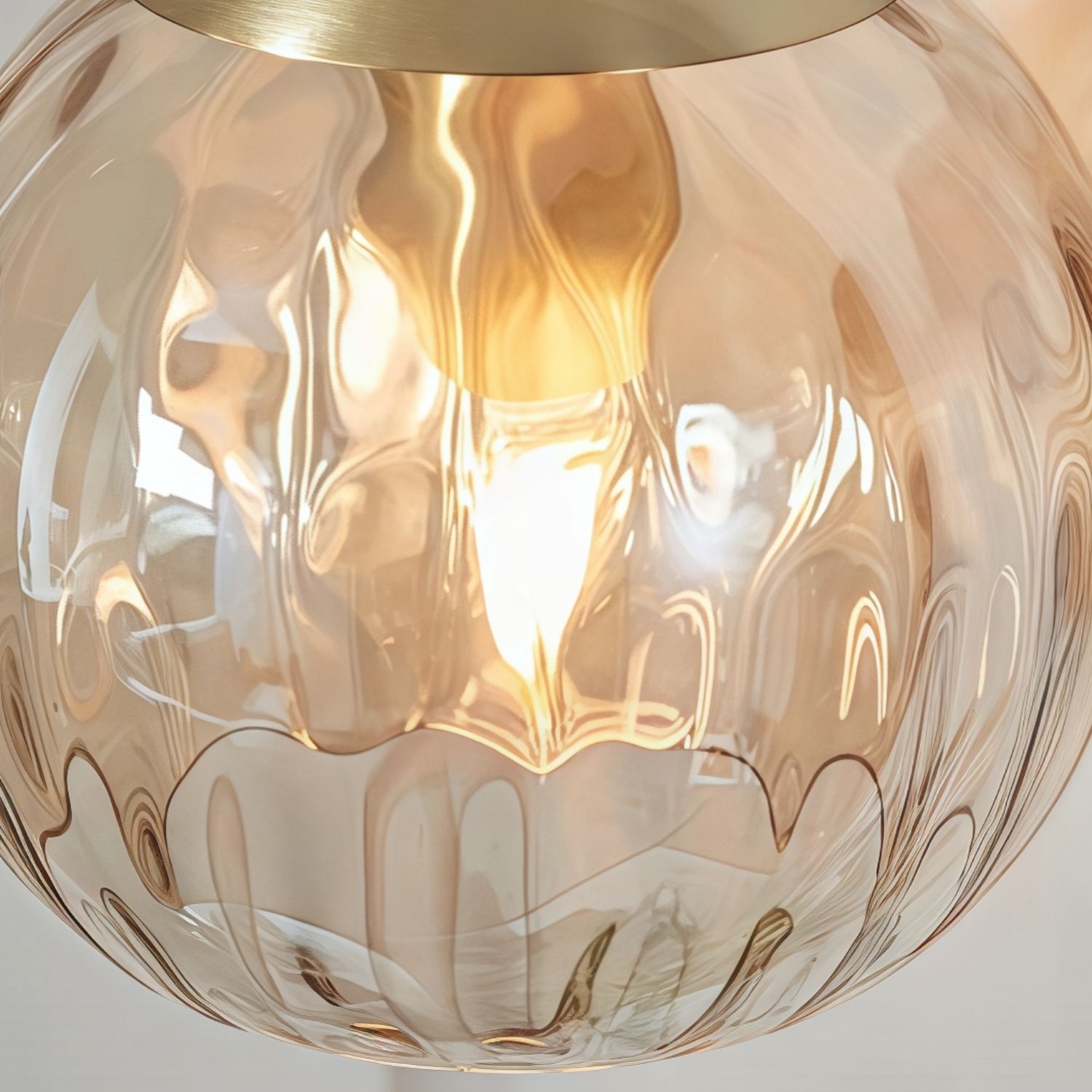 Tracian Brass Textured Glass Wall Lamp - Modern Classic Wall Sconce for Home Interiors & Corridors T837