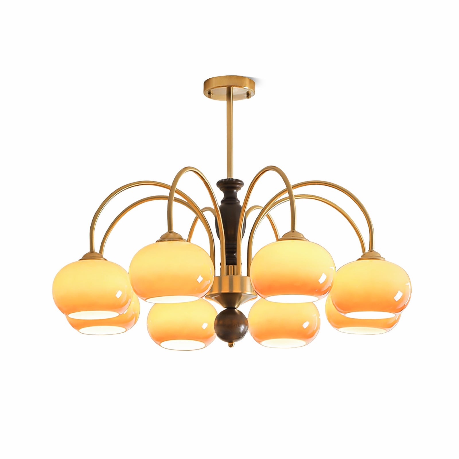 Retro Bauhaus Arch Chandelier M578