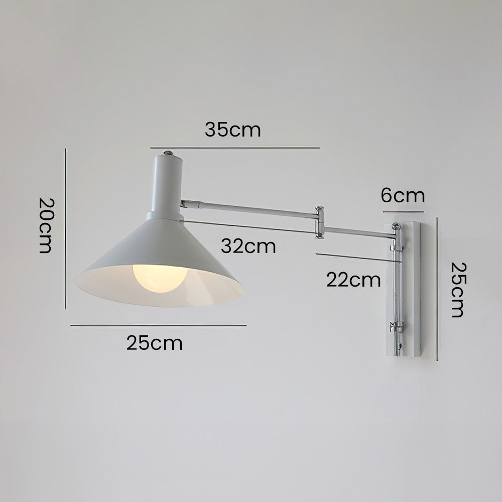 Bauhaus Simple Rotatable Stained Wall Light T032