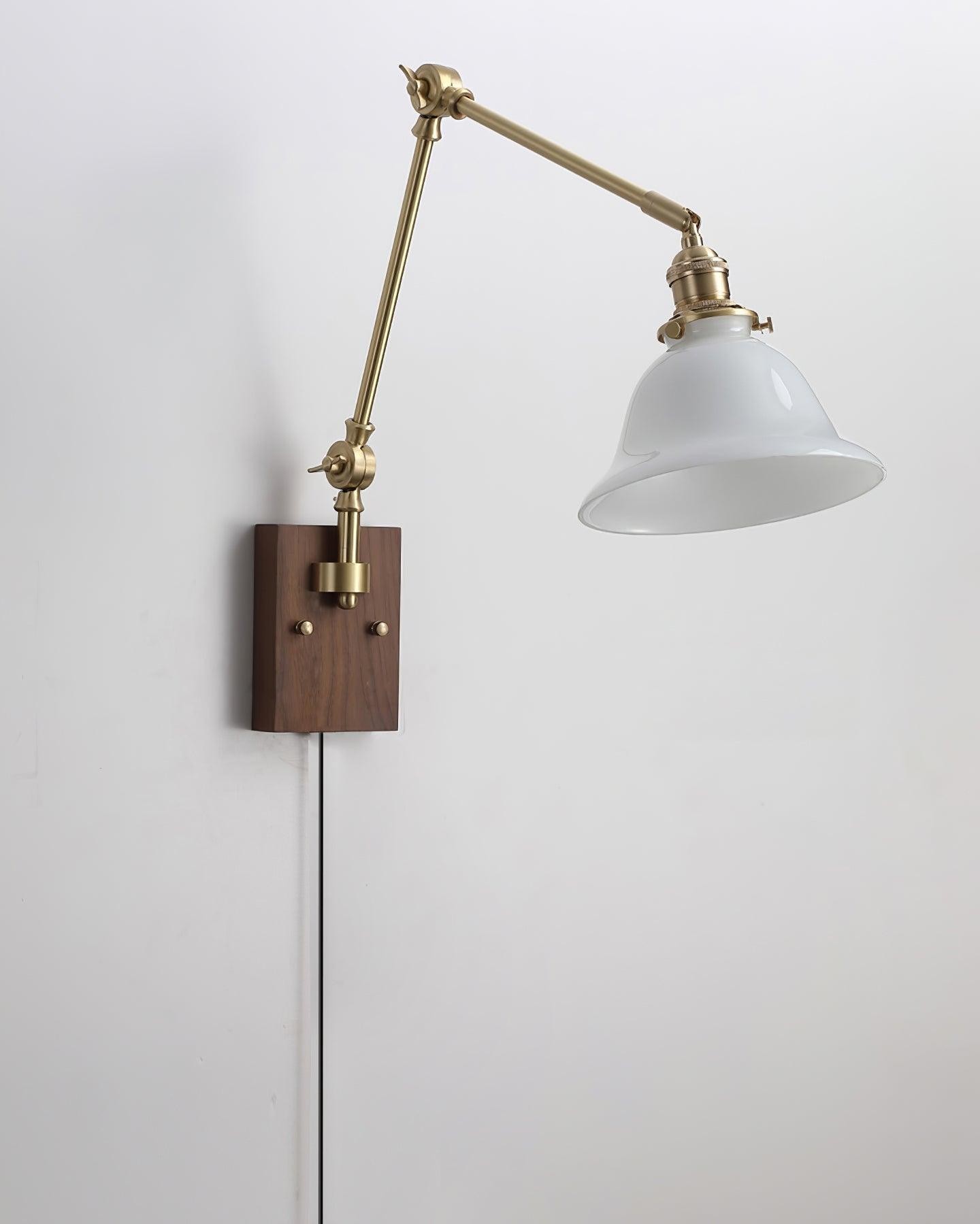 Banker Swing Arm Plug In Wall Light M188