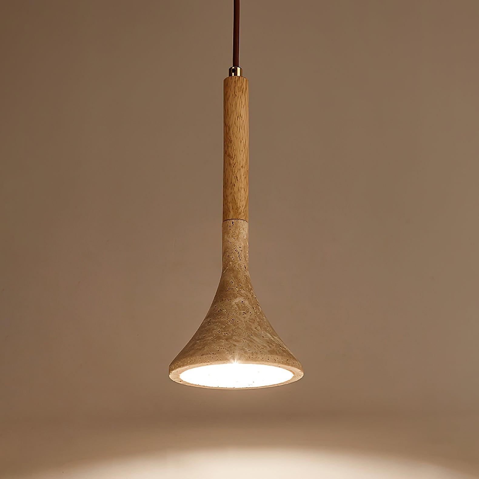 Aplomb Japandi Travertine Pendant Lamp T2114