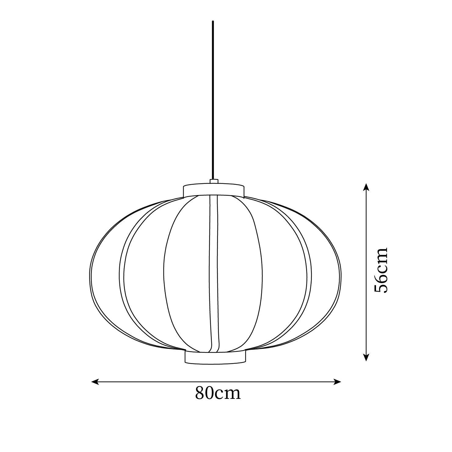 Minimalist Black and White Lantern Pendant Lamp M118