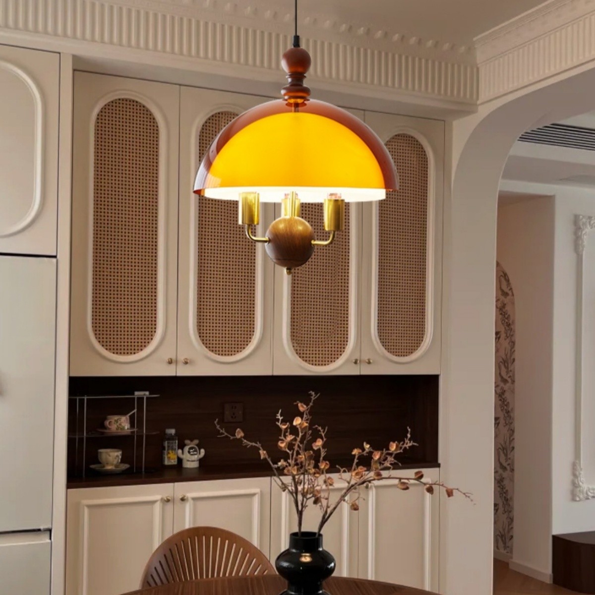 French Medieval Style Sunset Afterglow Acrylic Pendant Light S254