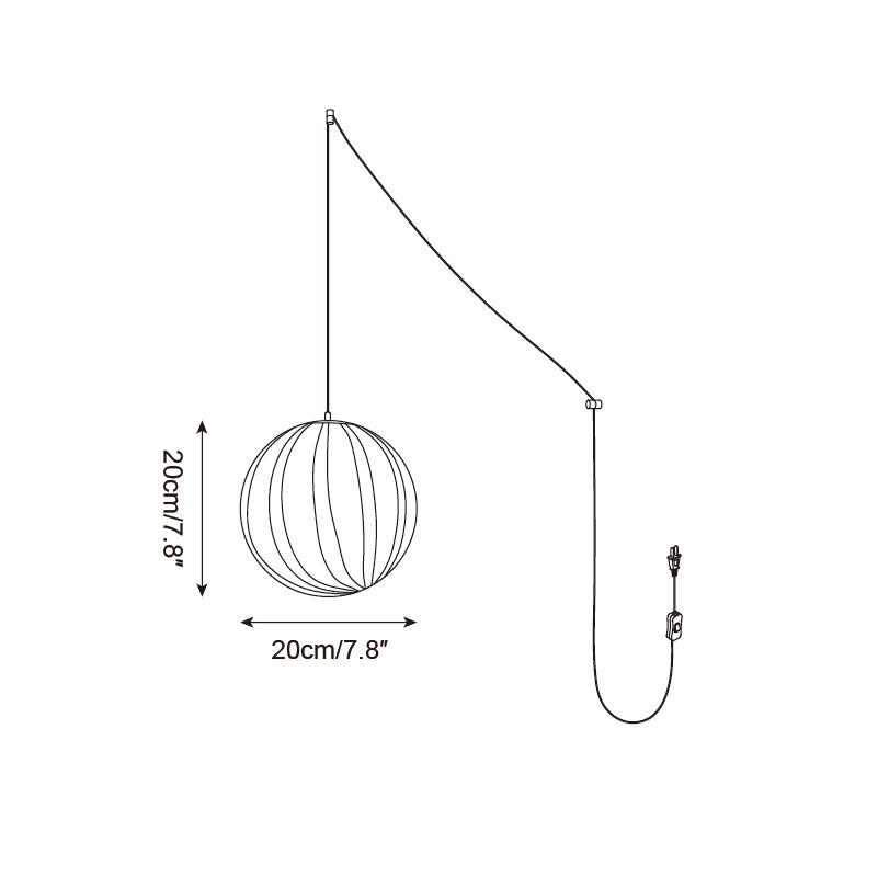 Solstice Plug In Pendant Lamp T1350