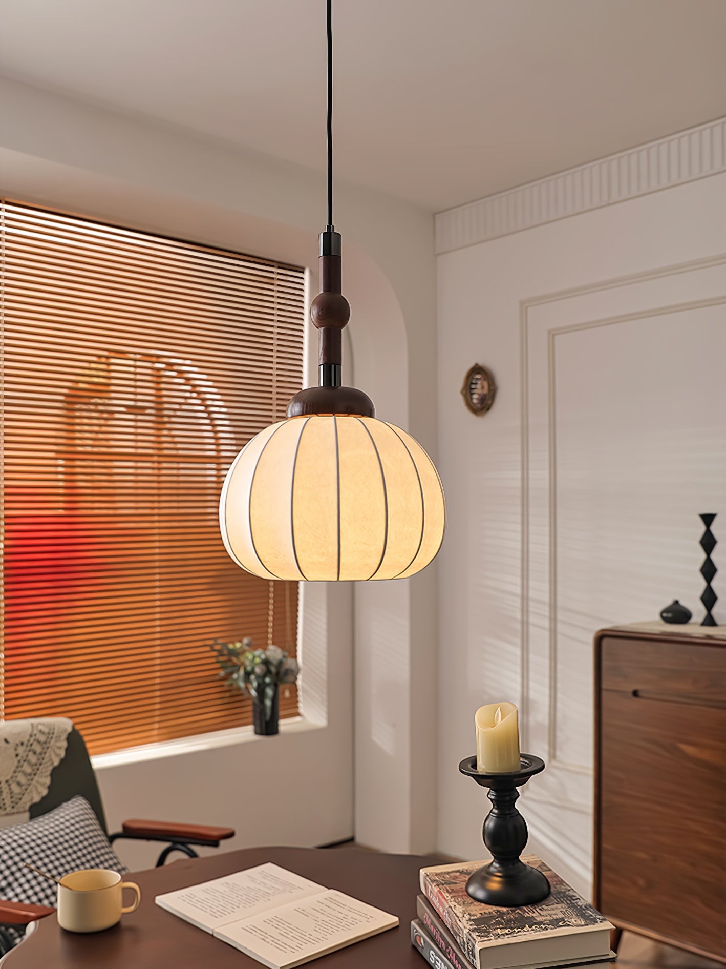 Silk Globe Pendant Lamp M411