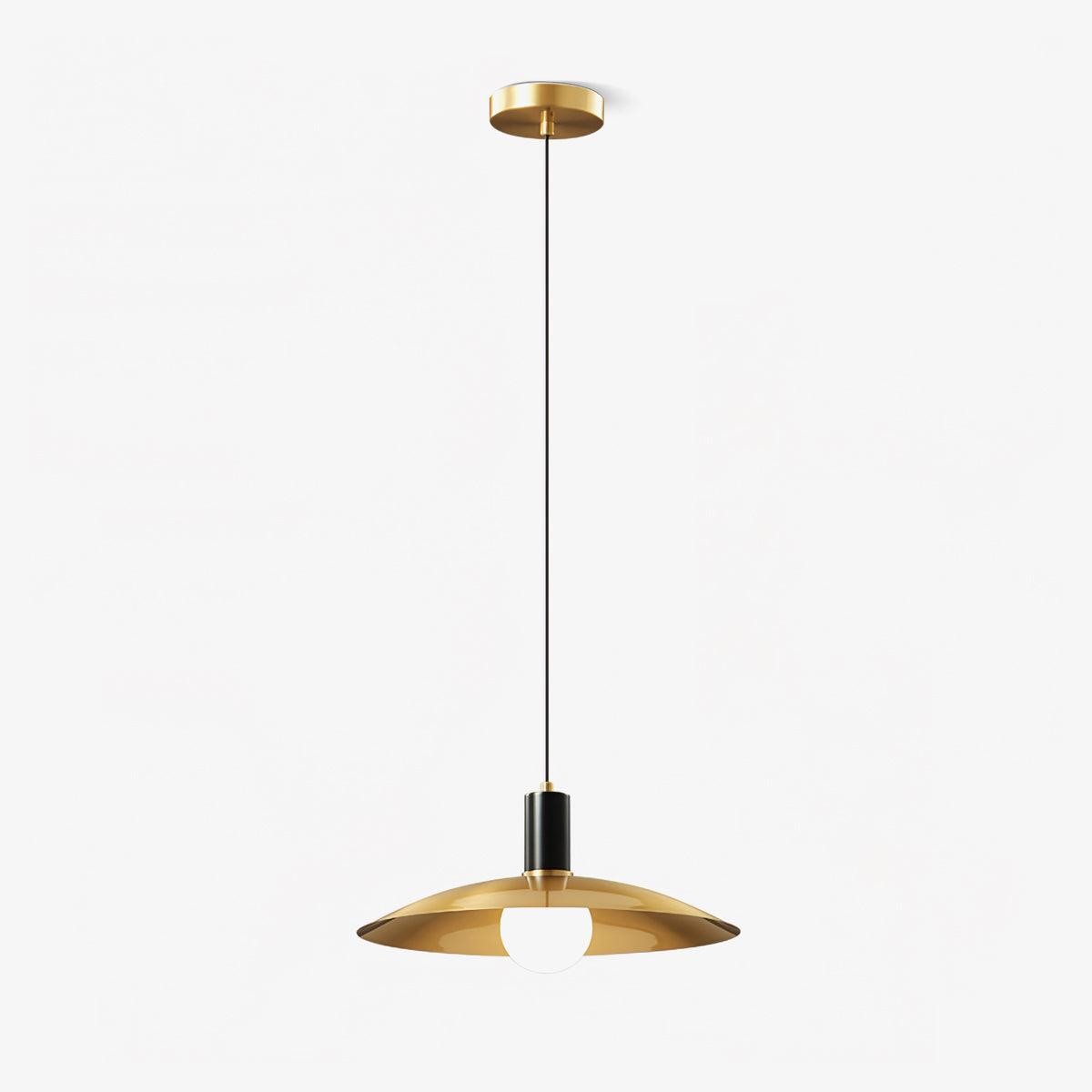 Brass Flared Pendant Lamp M469