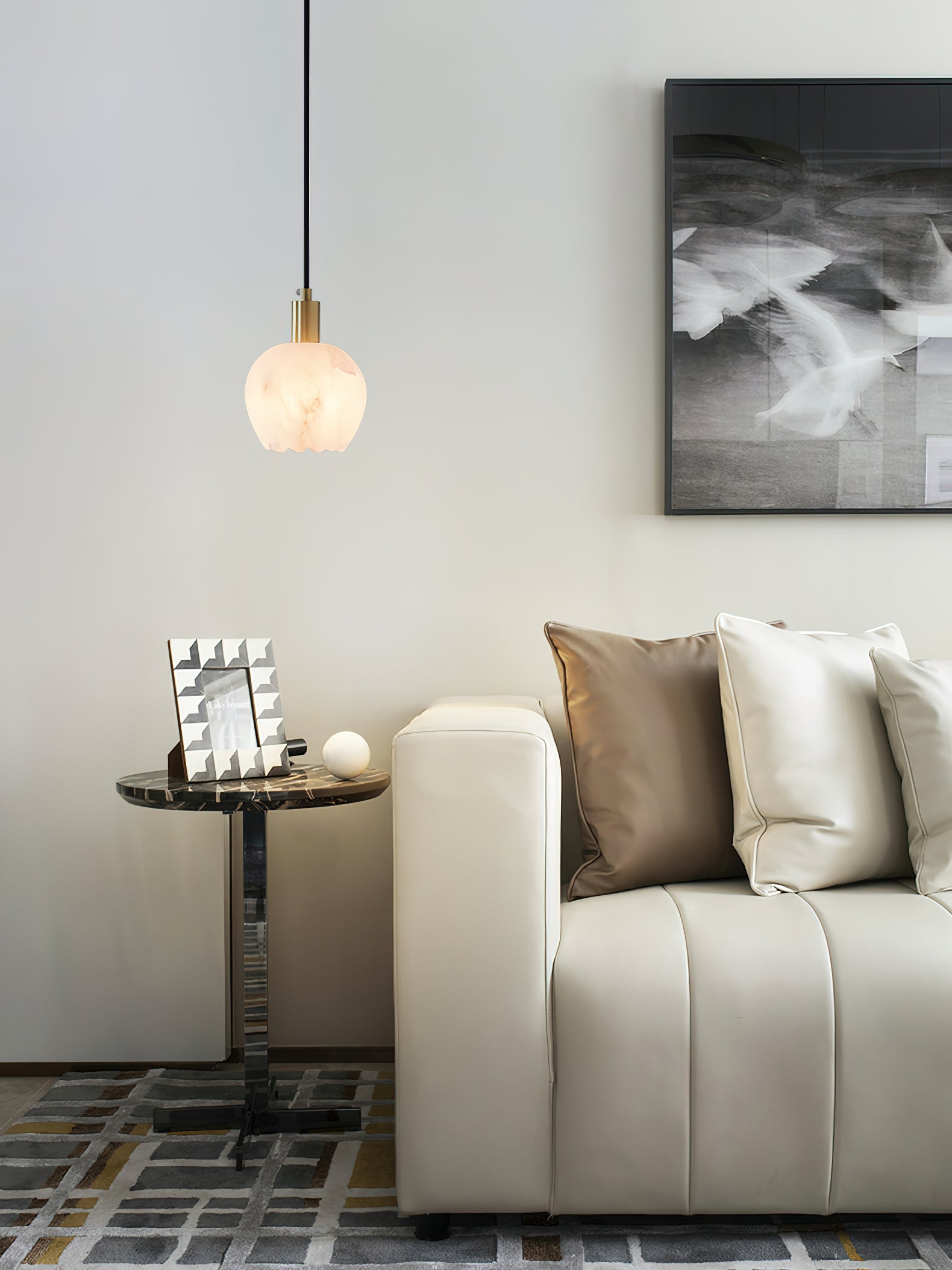 Lilin Alabaster Pendant Light T1648