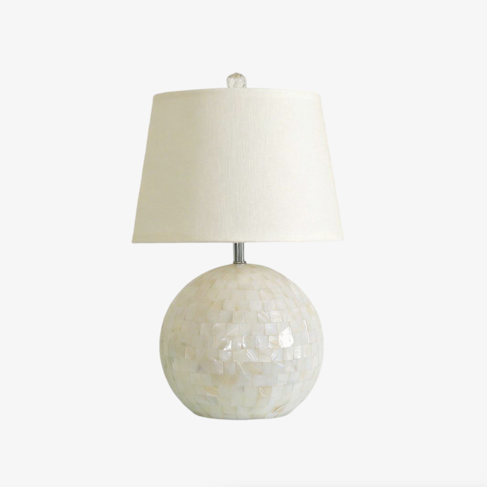 Beamira Natural Shell Mica Table Lamp - Handmade Crafted for Bedroom or Living Room T2200
