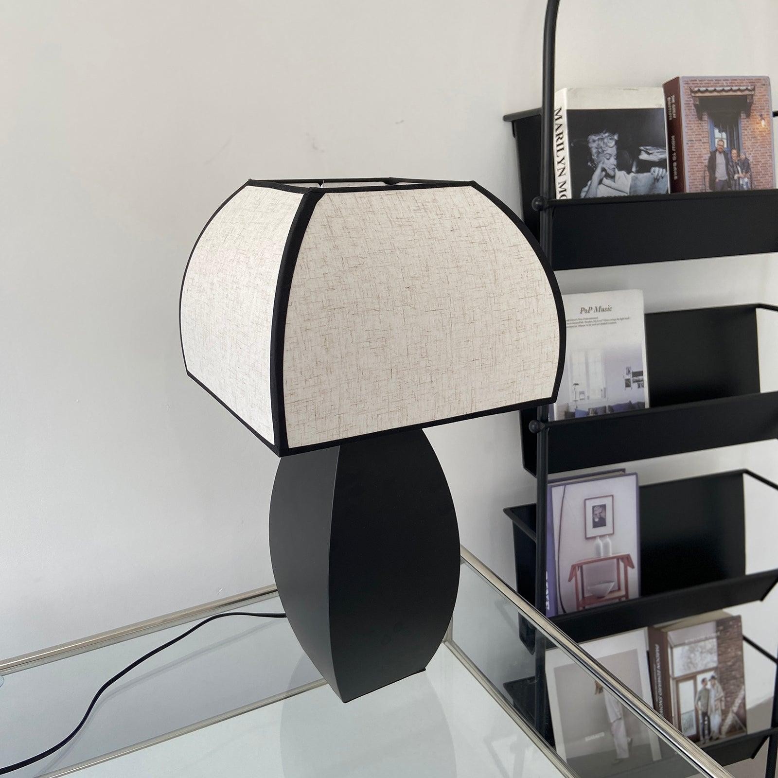Retro Metal Mushroom Fabric Table Lamp M446