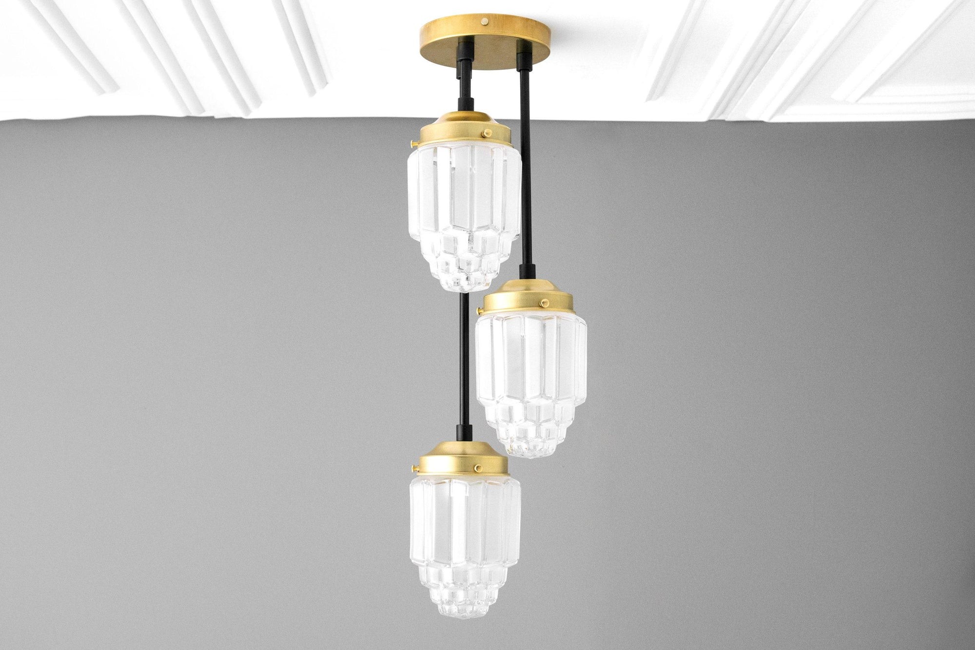 Tierlux Glass Pendant Light - Art Deco Globe Design T347