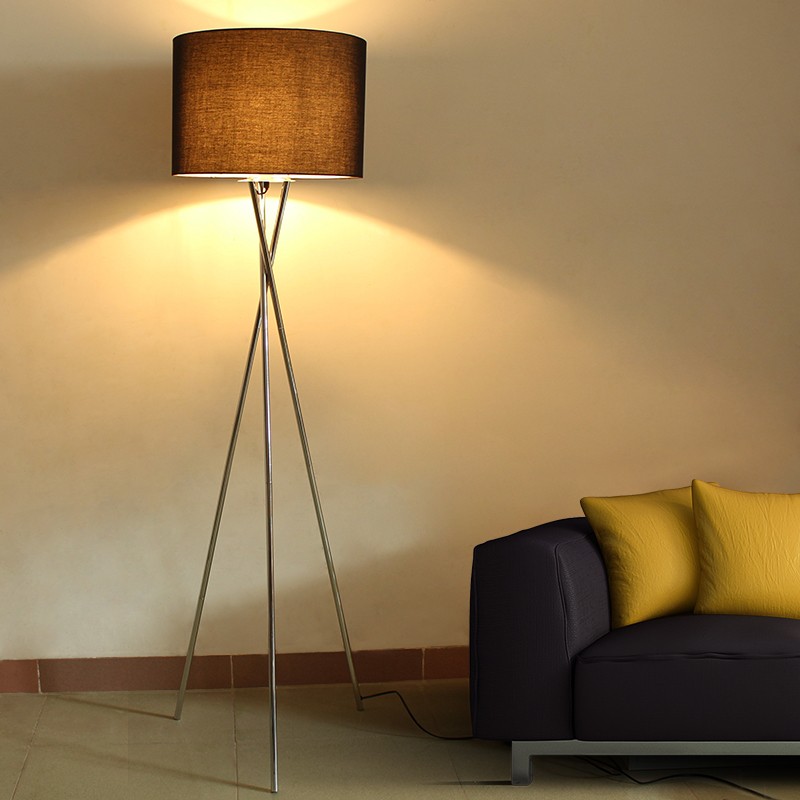 Modern Tripod Floor Lamp for Bedroom/Living Room