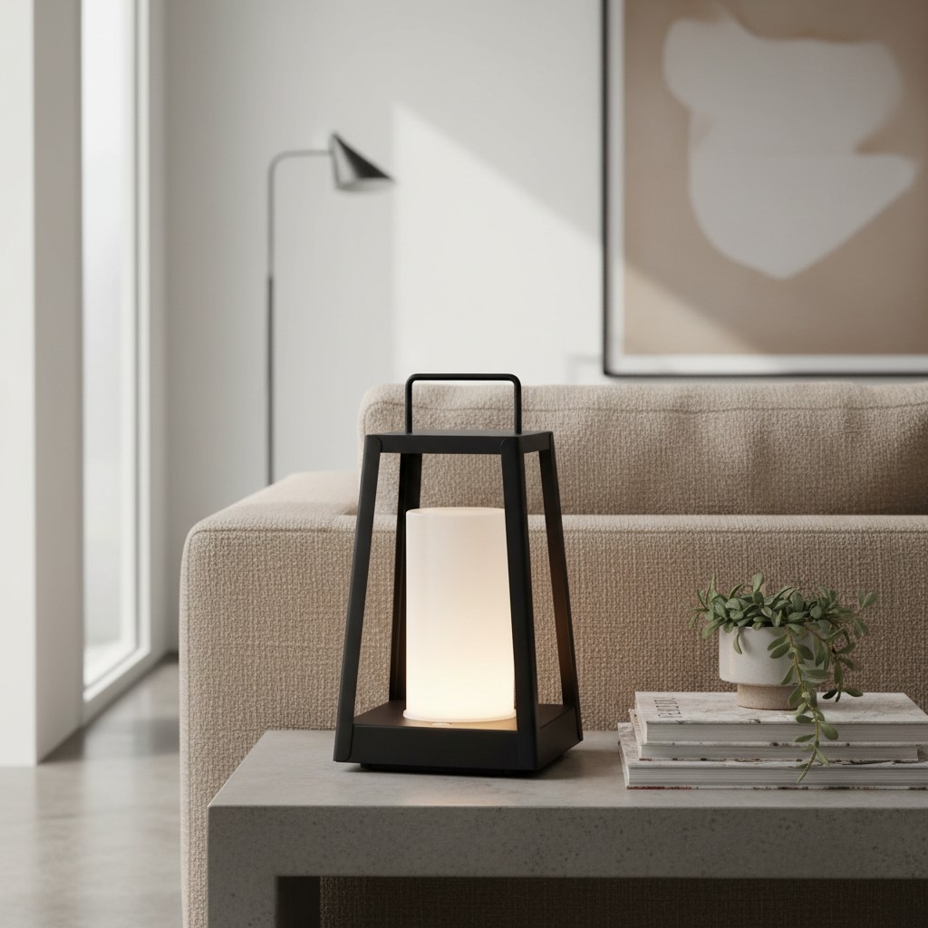 Ambulux Outdoor Portable Lamp - Compact Lantern Aesthetic for Camping or Dining T992