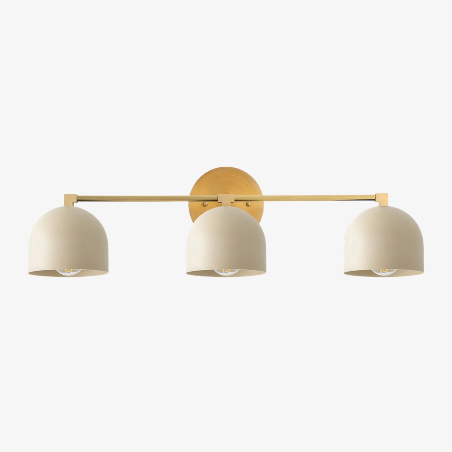 Metio Dome Mid-Century Deep Ball Vanity Lamp - Brass Wall Sconce T412