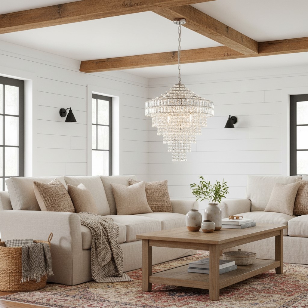 Virelis Style Luxe Crystal Pendant Light - Ambient Lighting for Kitchens & Hospitality Spaces T949