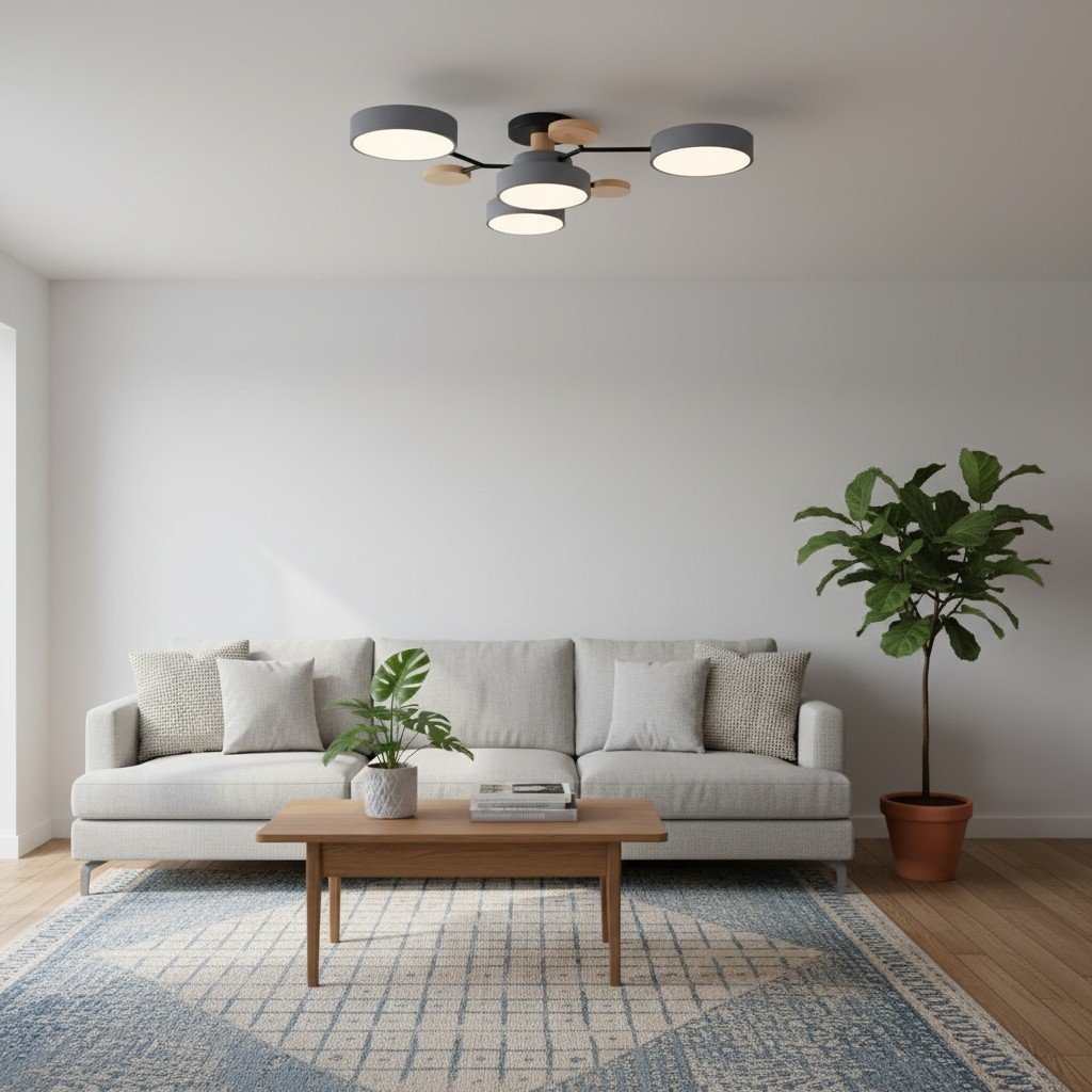Celos Diffused LED Orb Ceiling Fixture - Stylish Indoor Lighting for Islands and Nooks T592