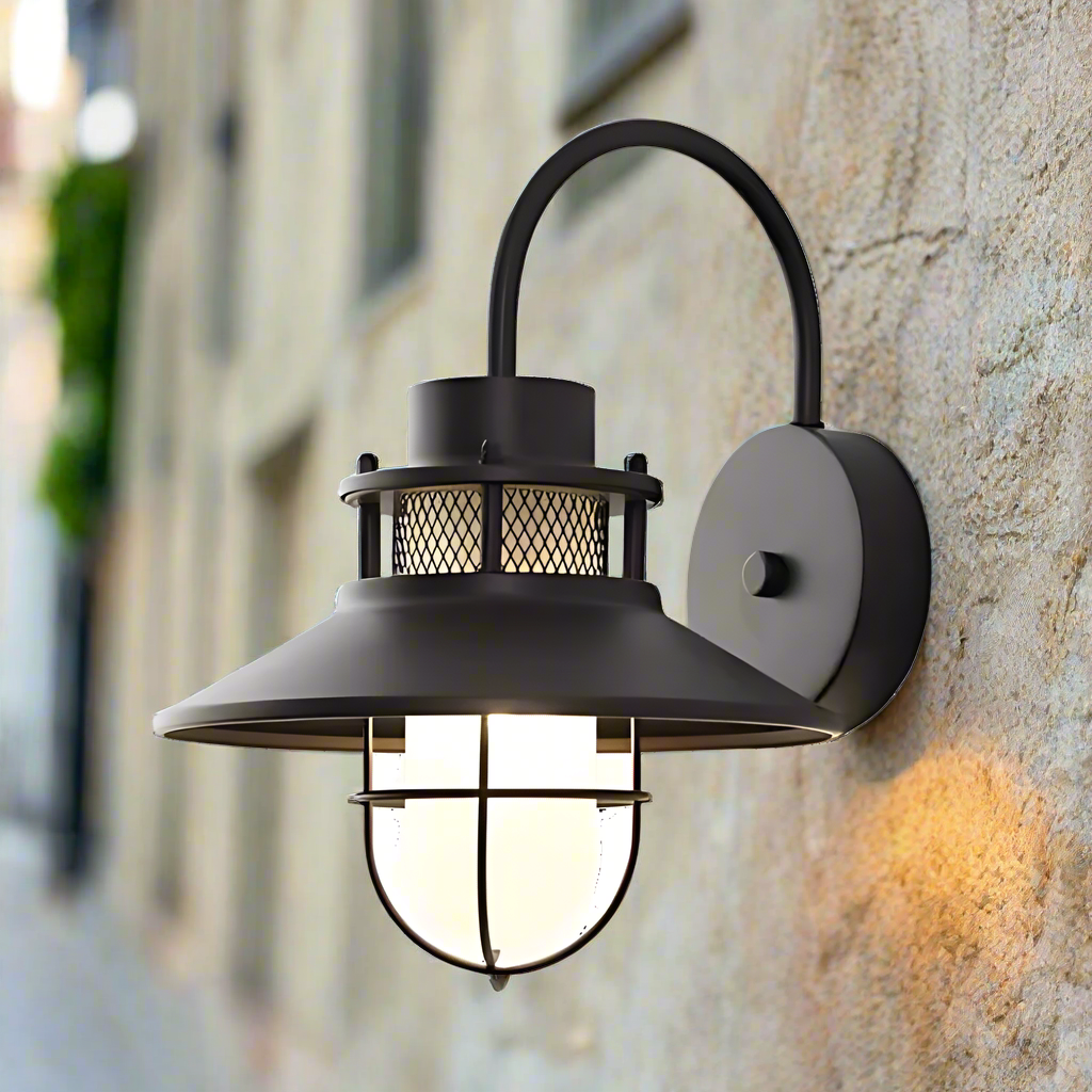 Luminous Outdoor Torch Metal Outdoor Wall Lamp T2031