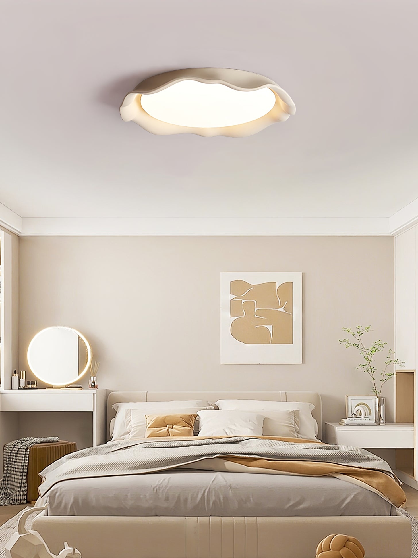 Aera Microcement Ceiling Light T1604