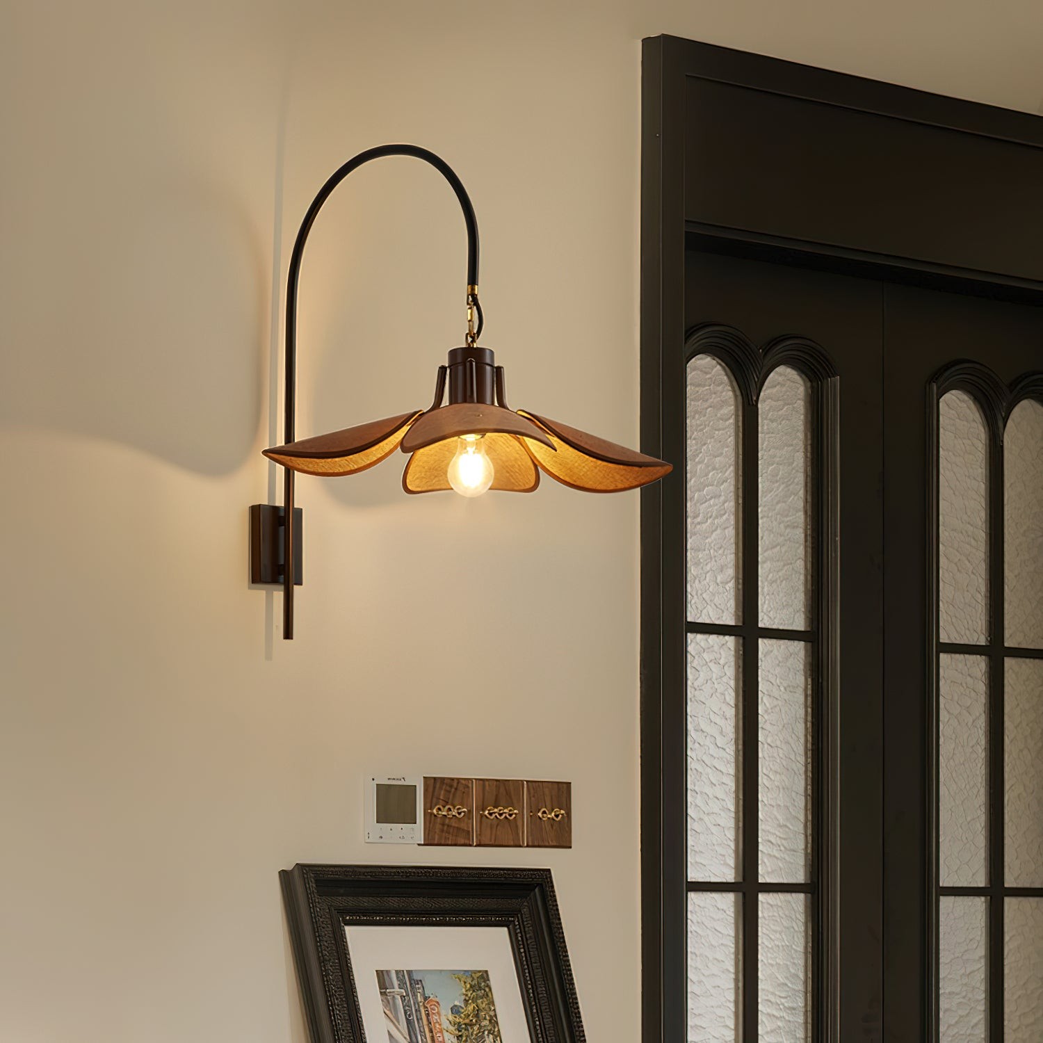 Retro Wabi-Sabi Style Petal Bloom Wall Lamp M517