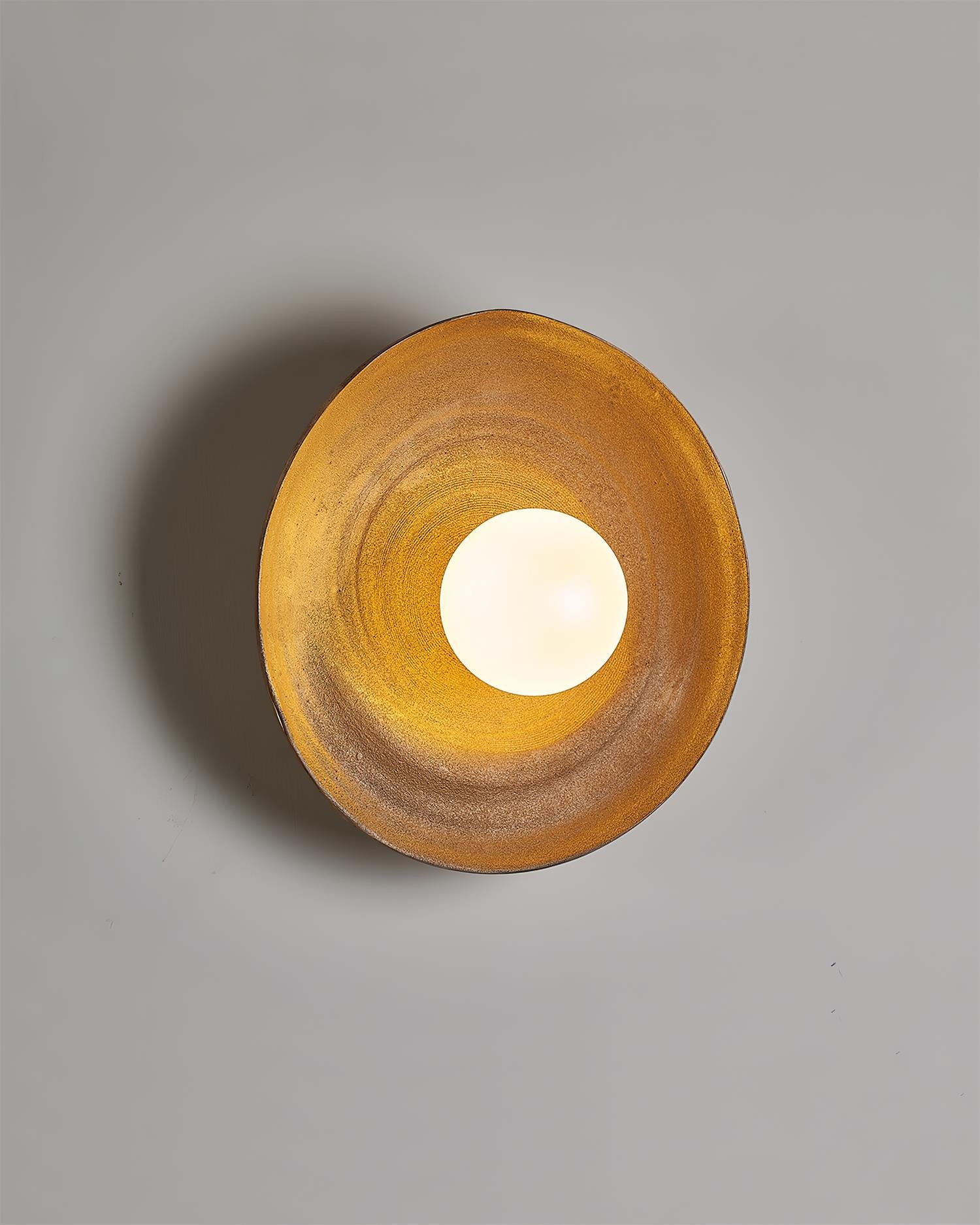 Retro Irregular Round Wall Lamp M103