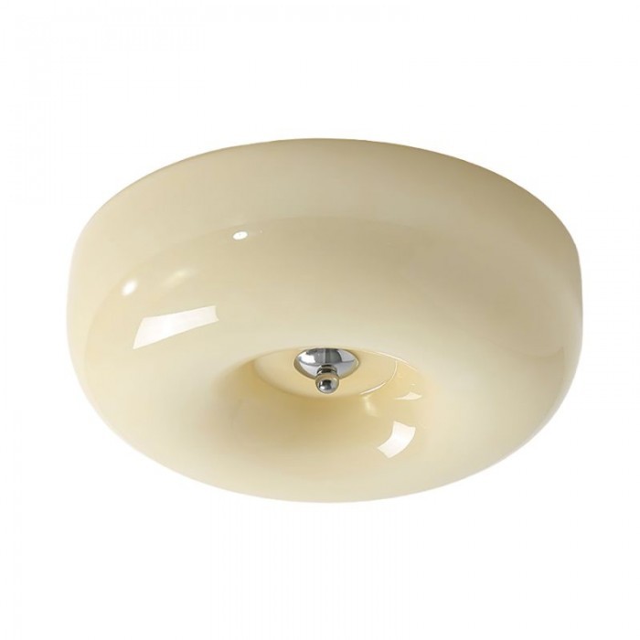 Bauhaus Cream Pudding Glass Ceiling Lamp S193