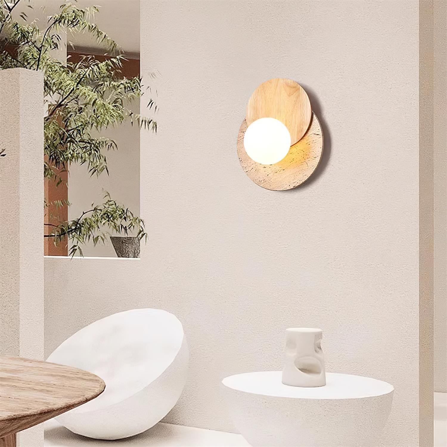 Simple Double Circle Splicing Wall Lamp M125