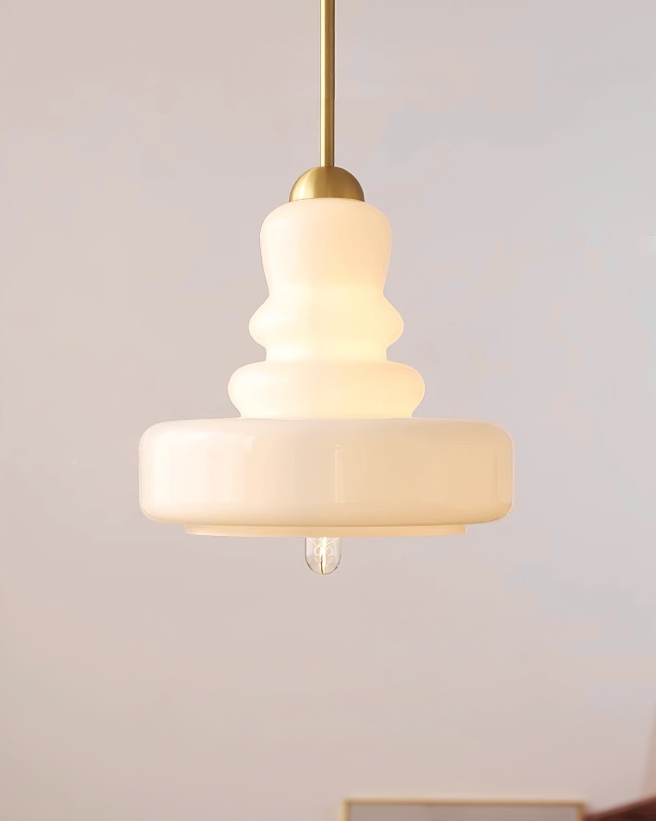 Mid Century Modern Gourd Glass Pendant Light M113