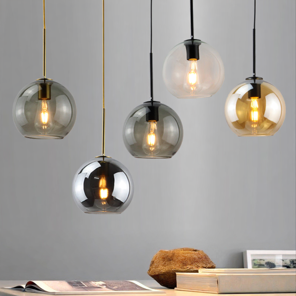 Solara Nordic Spherical Glass Pendant Light T2167