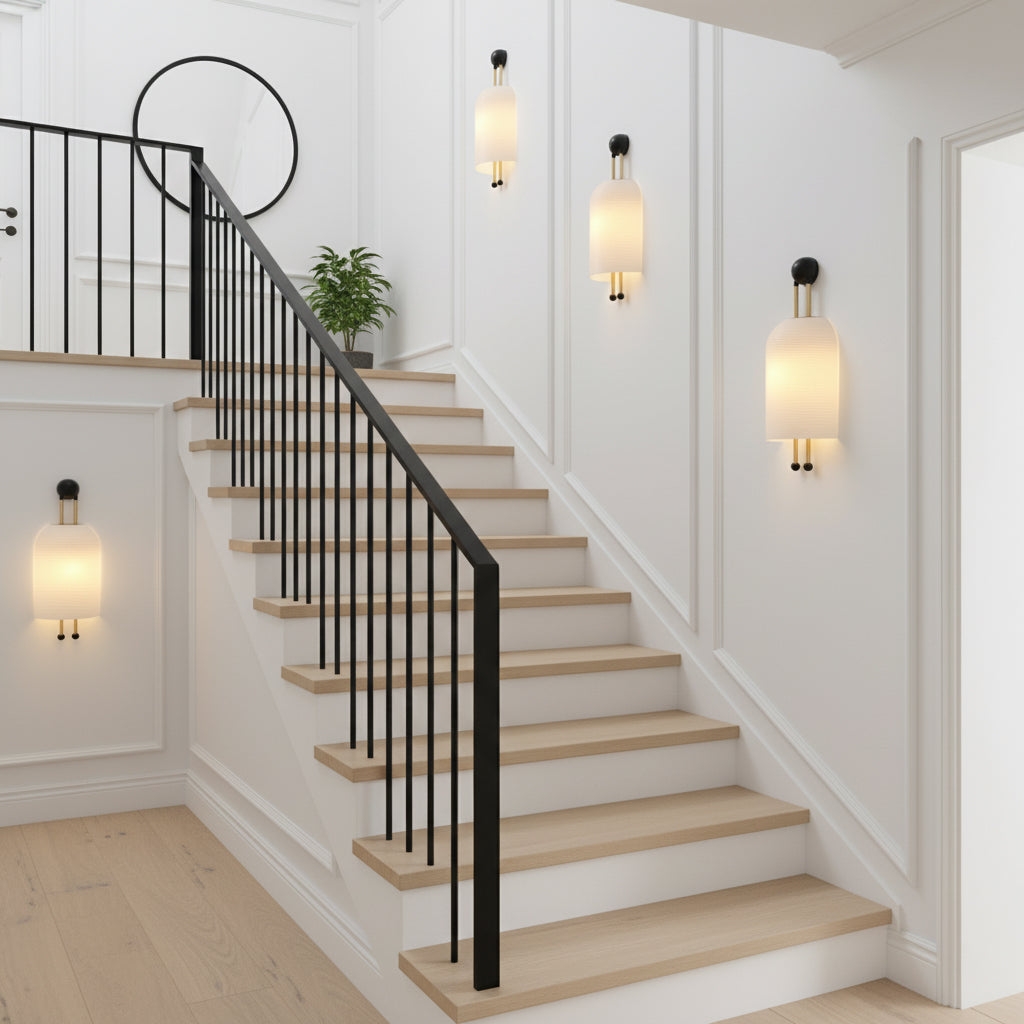 Lantern Glass Sconce T1702