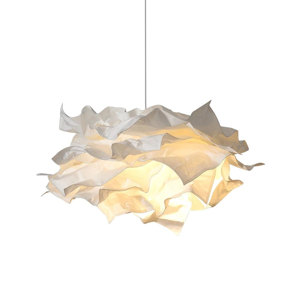 Cloud Shape Pendant Light Minimal Paper - Bedroom Ambient Lighting S137