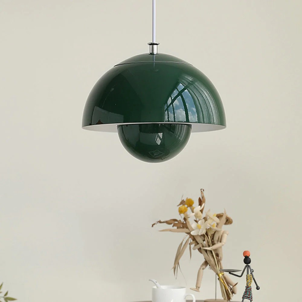 Scandinavian Metal Flower Pendant Light - Living Room Fixture S97
