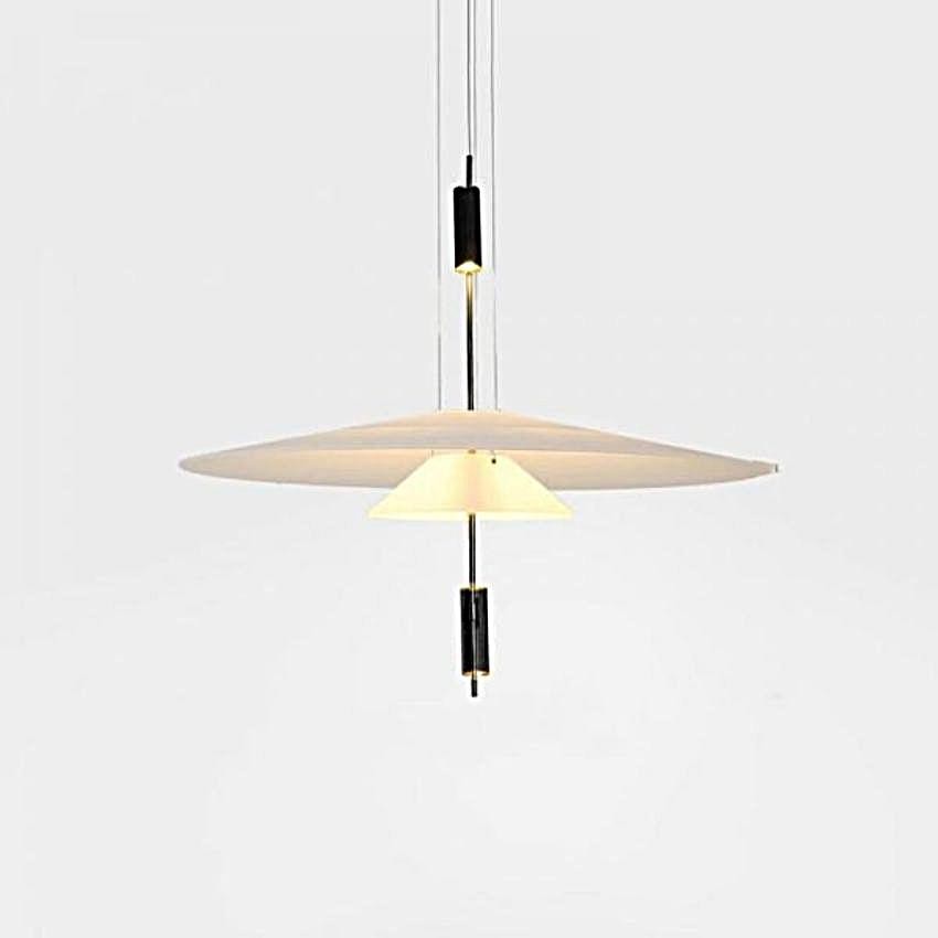 Plumeo Chandelier - Modern Layered LED Pendant for Living Room
