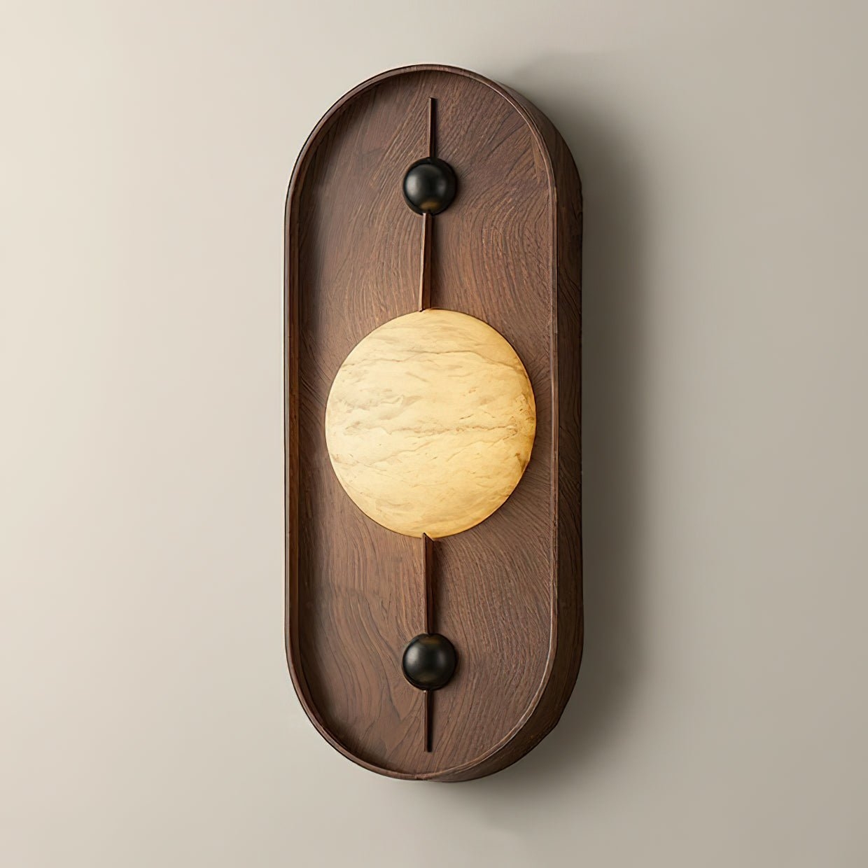 Bezel Alabaster Wall Lamp T1617