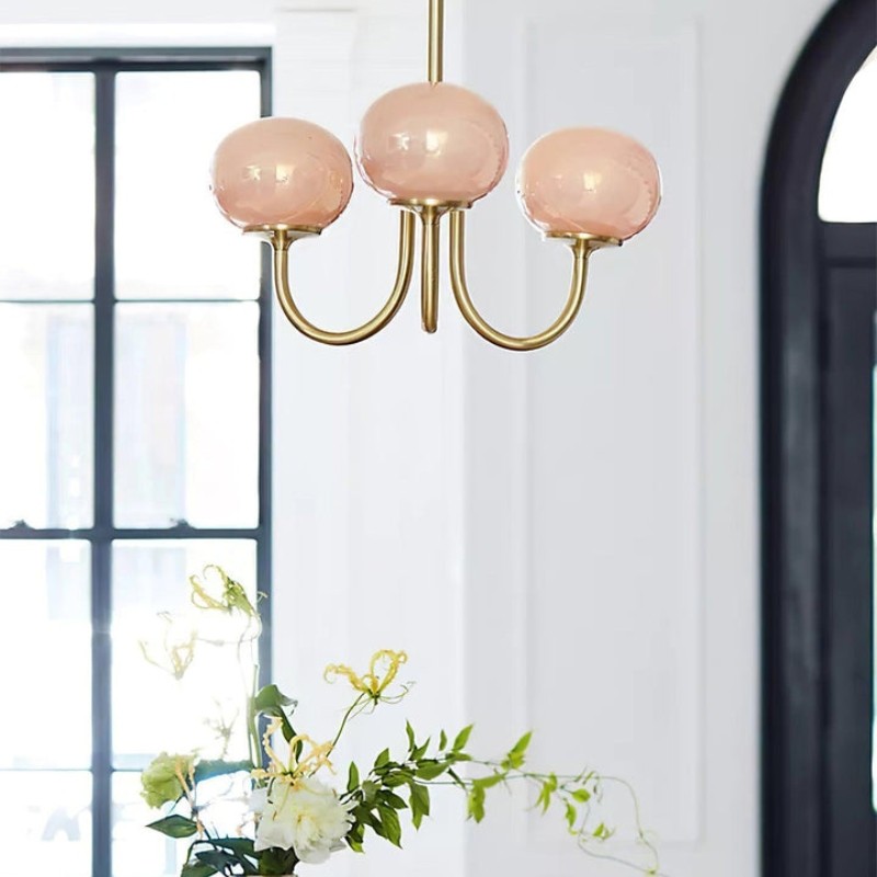 Bauhaus Glass Ball Marshmallow Chandelier S200