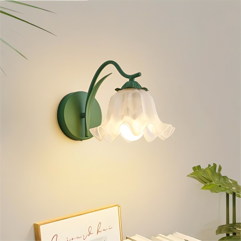 Lily of the Valley French Country Style Wall Lamp